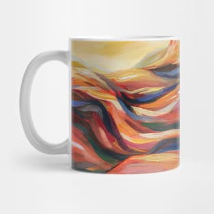 Abstract mountains Mug